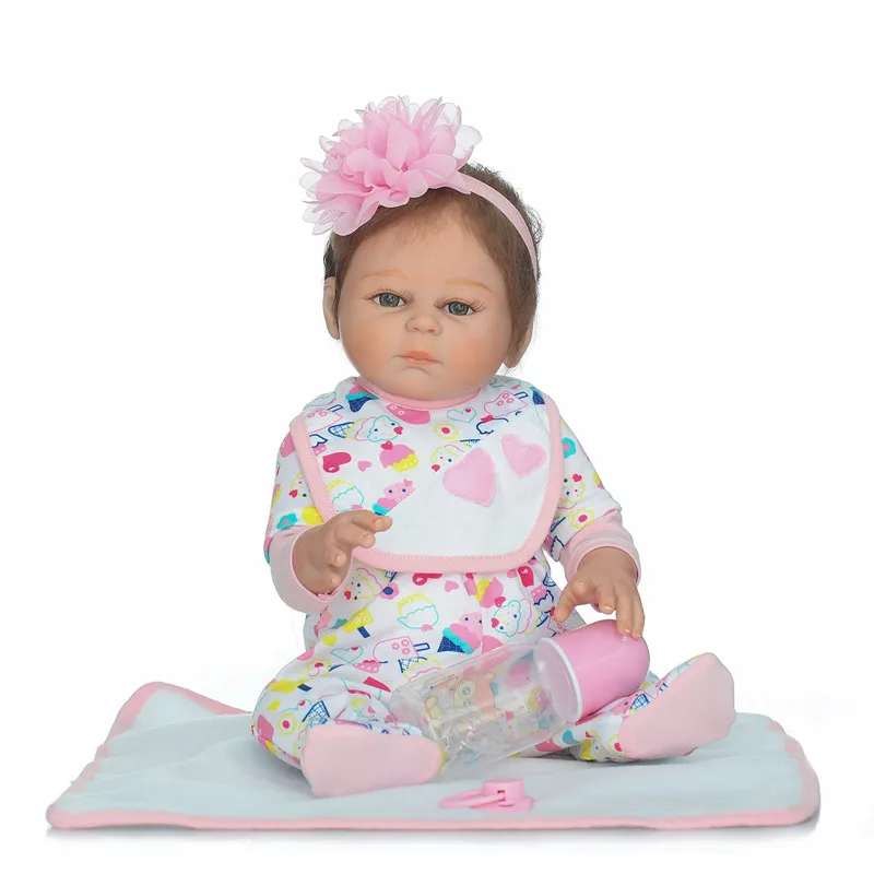 Reborn babies Dolls Soft Silicone body 20inch 50cm Magnetic pacifier Lovely Lifelike Cute Boy Girl Toy bonecas bebe gift reborn | Игрушки и