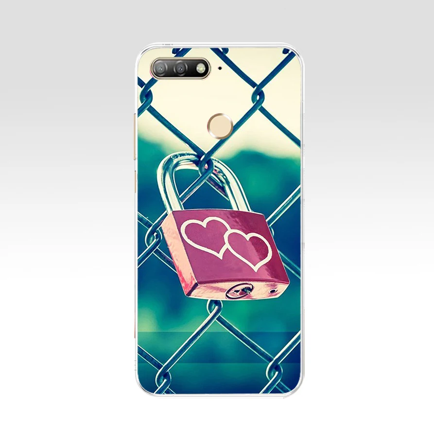 7 B для Huawei Honor 7A pro, 5,7 дюймов, AUM-L29, мягкий силиконовый чехол из ТПУ для телефона, задняя крышка 360, защитный чехол для Huawei Honor 7A pro - Цвет: 7
