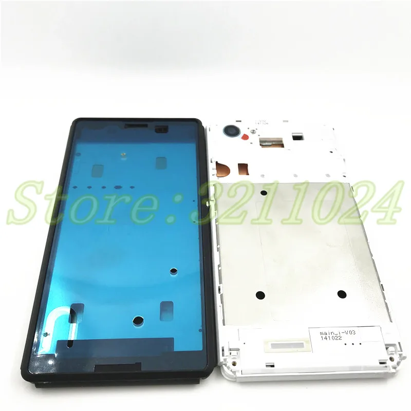 Передняя средняя рамка для Sony Xperia E3 D2203 D2206 D2202 LCD Шасси Замена пластины|Корпусы и