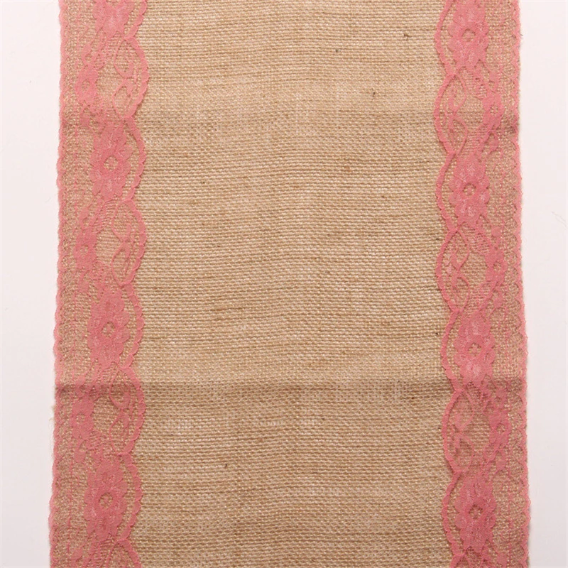 Деревенские винтажные джутовые кружевные свадебные аксессуары украшения