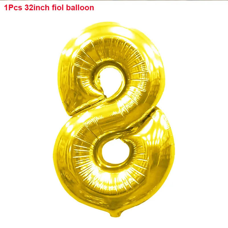 32inch foil balloon 18 украшения для дня рождения 18 воздушные Шары Баннер для дня рождения 18 лет вечерние шары для взрослых с золотыми цифрами S2XN - Цвет: 32inch foil balloon