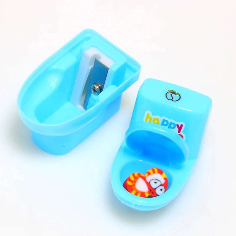 1 шт. креативная точилка для карандашей в туалете корейские Детские канцелярские