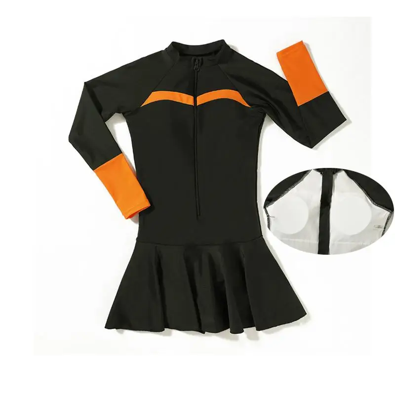 Большие размеры спортивная одежда для плавания милый женский купальный костюм