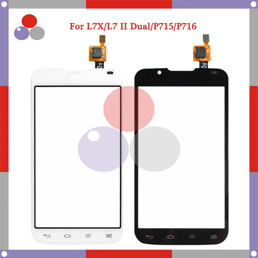 Сенсорный экран 4 3 &quotдля LG Optimus L7 II P710 и 2 Dual P715 P716 сенсорная панель дигитайзер