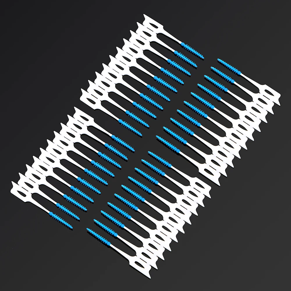 40 шт./упак. эластичные зубочистки полости рта зубная нить десны межзубная щетка