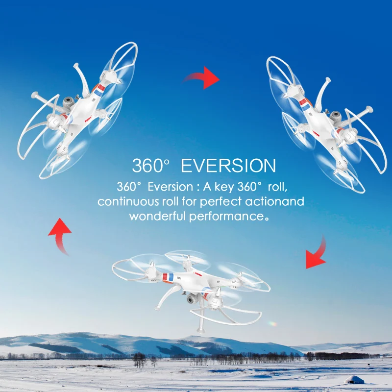SYMA X8W Радиоуправляемый Дрон с камерой HD 2MP Wifi FPV в реальном времени Квадрокоптер