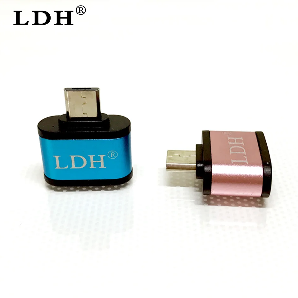 LDH Micro USB к адаптеру OTG адаптер Мужской конвертер позолоченный для телефонов Samsung
