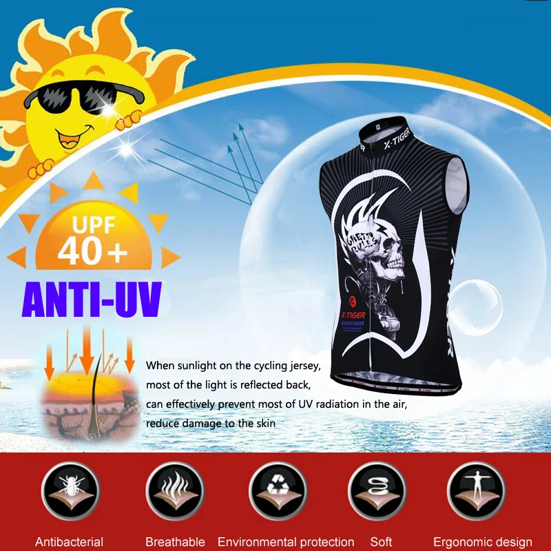 X-Tiger Джерси MTB велосипед спортивная одежда Maillot Ropa Ciclismo для мужчин гоночный без