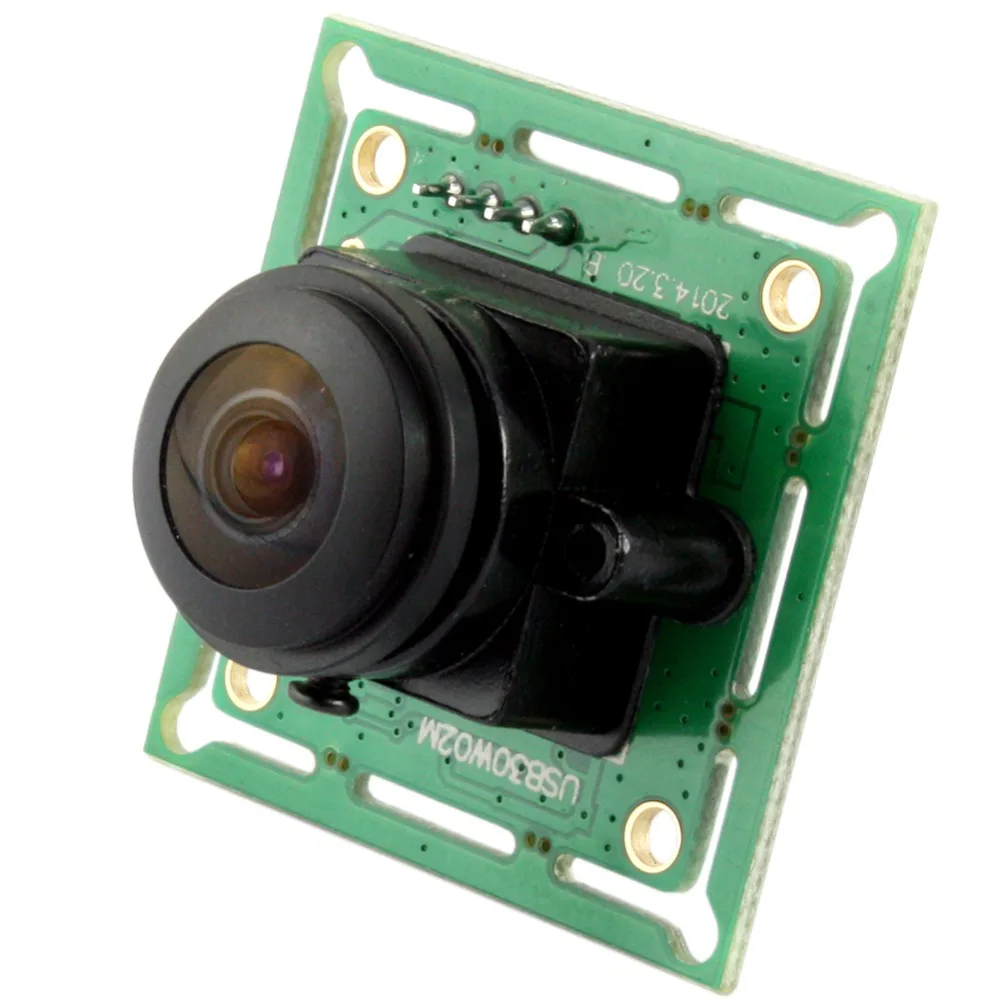 Дешевая usb веб-камера 170 градусов Рыбий глаз объектив CMOS OV7725 640X480 VGA UVC модуль