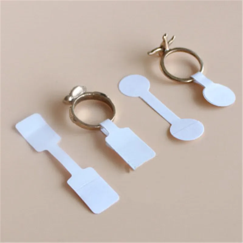 100pcs/bag Blank Paper Price Tags Stickers for Craft Necklace Ring Bracelet Labels Display Jewelry Making Findings | Украшения и