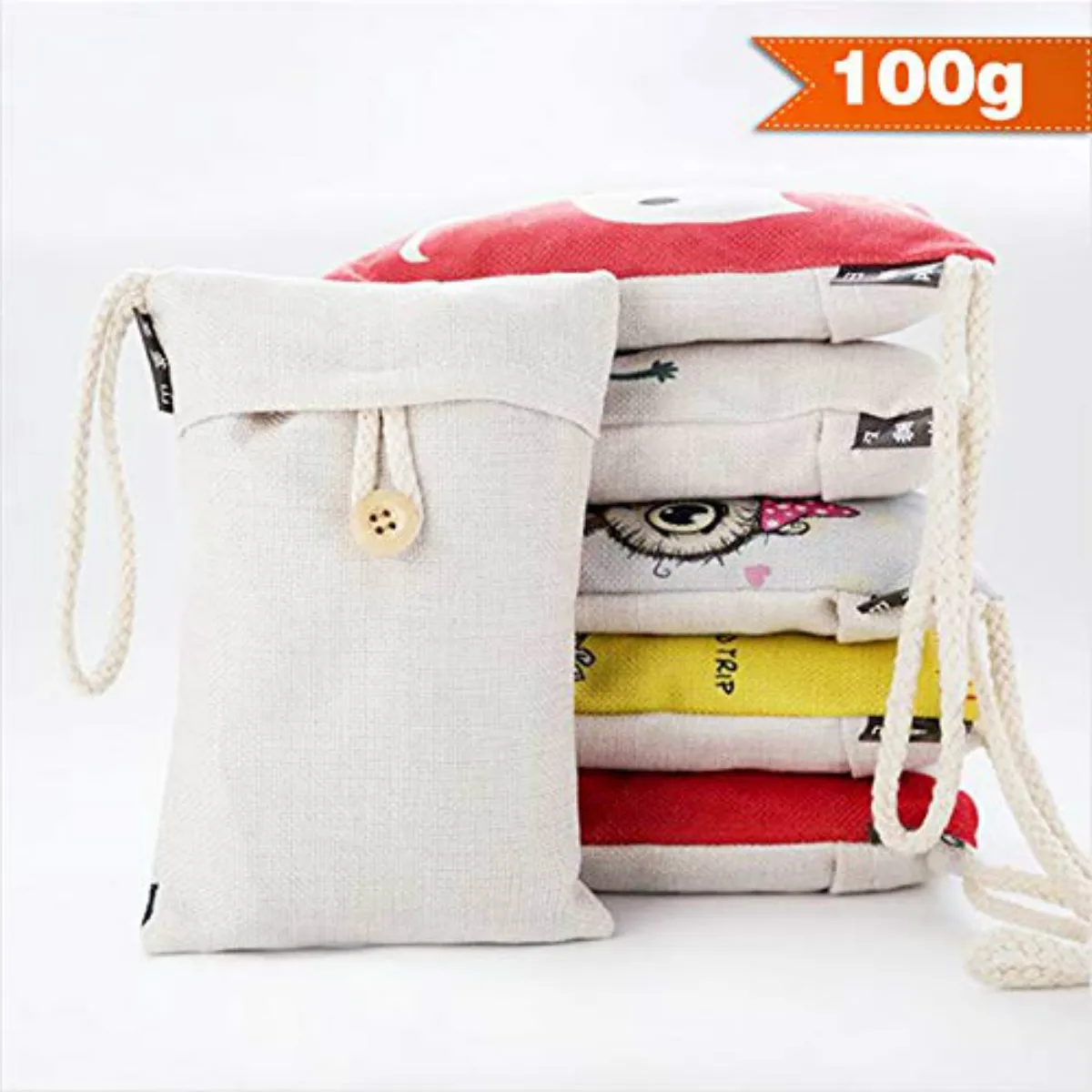 Car Smell Purifier Bamboo Charcoal Bag Eliminator Deodorant Dry Deodorizer Natural Air Purifying Linen Freshener | Автомобили и