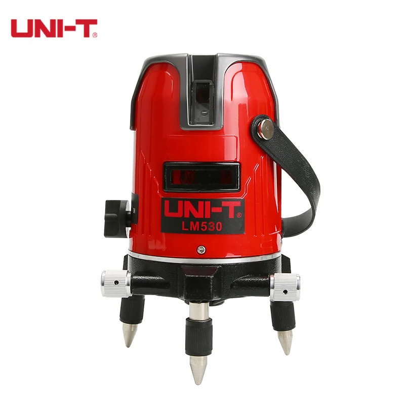 LM530 UNI-T LM530 красный лазерный уровень LM530G зеленый лазерный уровень 3 линии 4 точки 360 градусов самонивелирующийся лазерный Горизонтальный Вертикальный - Цвет: LM530