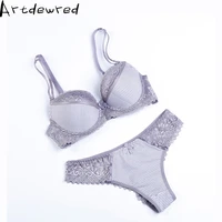 artdewred brand sexy girl women striped print soft push up underwire bra set lingerie underwear set 32 44 abc cup