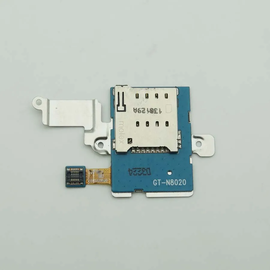 10 шт./лот держатель для чтения sim-карт лоток Слот Разъем гибкий кабель Samsung Galaxy Note