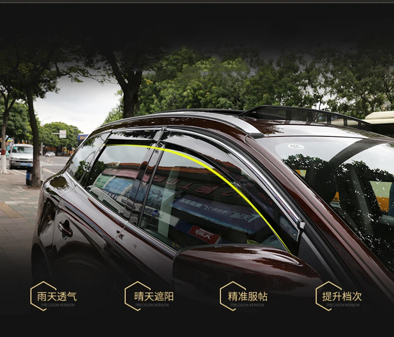 Наружный козырек из АБС пластика для VOLVO XC60 2010 2015 защитный на вентиляционное