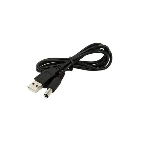 USB 2 0 к DC 5 мм x2.1мм 5.5X2.1 1 м кабель линии электропередач MCU питания|usb 2.0|usb supplyusb to |