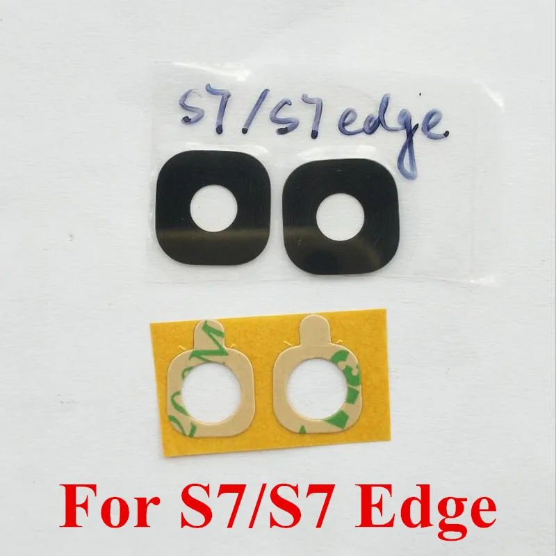 Оптовая цена 50 шт./лот задняя камера стеклянная линза с наклейкой запасные части