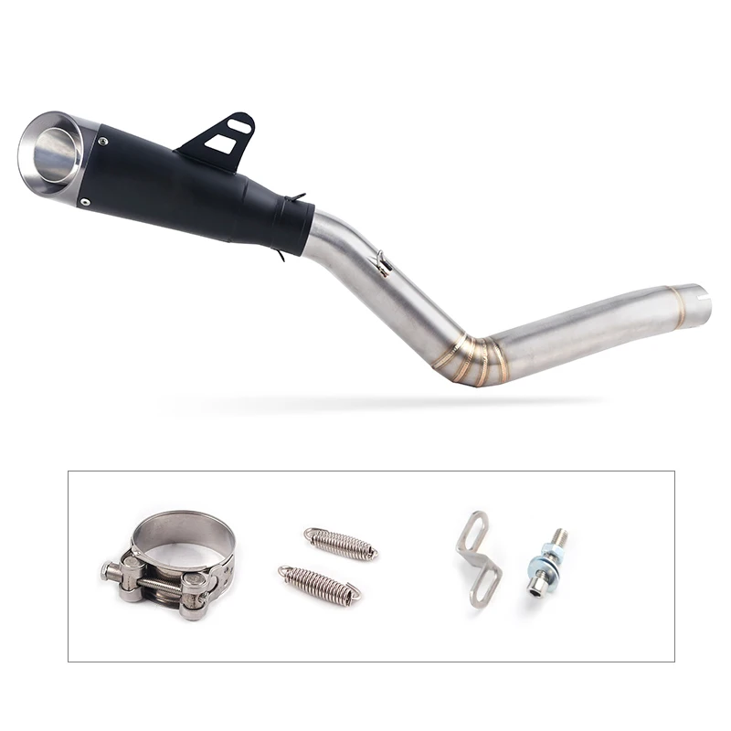 TRK502 Motorcycle Muffler Pipe SC Racing Full Exhaust System Middle Link Slip On For Benelli TRK 502 DB-Killer |