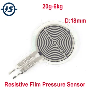 20g-6000g 6kg Resistive Film Pressure Sensor 18mm Flexible Force
Sensitive Resistor for Robot Wearable Device