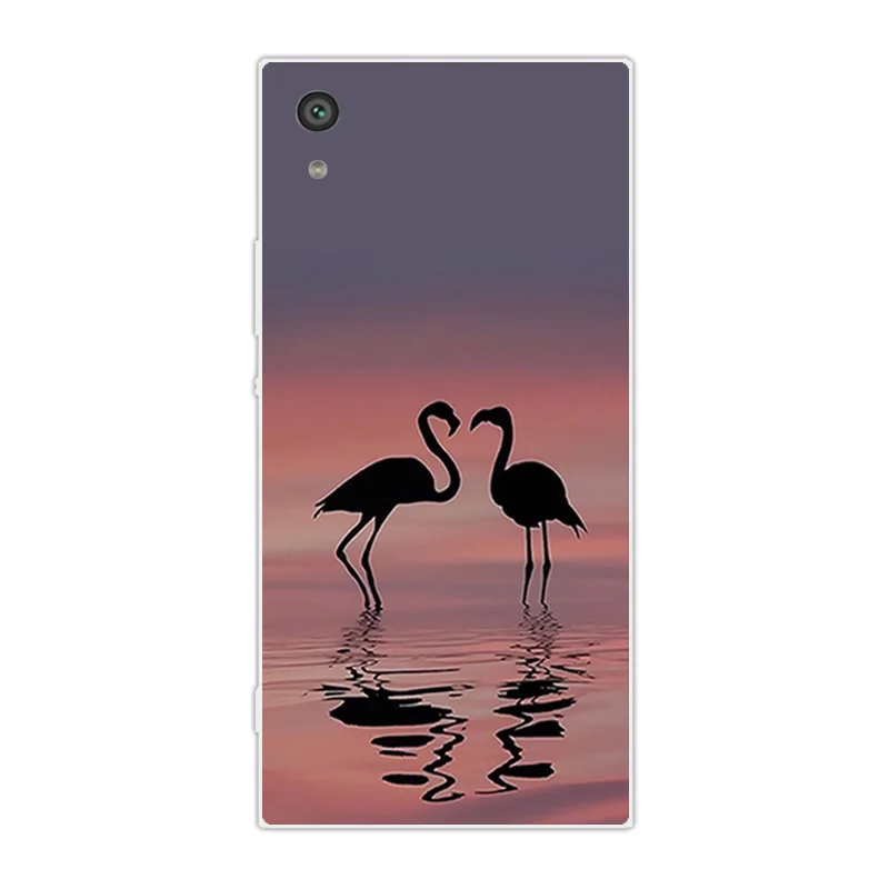 Ультратонкая задняя крышка для Sony Xperia XA1 Ultra Funda с концом волка Xa1 6 0 дюймов мягкий