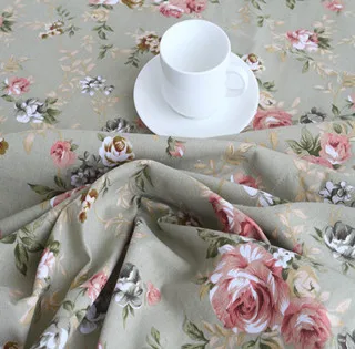 Free shipping New 2014 Zakka Pastoral style lace flower print linen tablecloth/table cover/Modern Home decoration140cm*220cm | Дом и сад