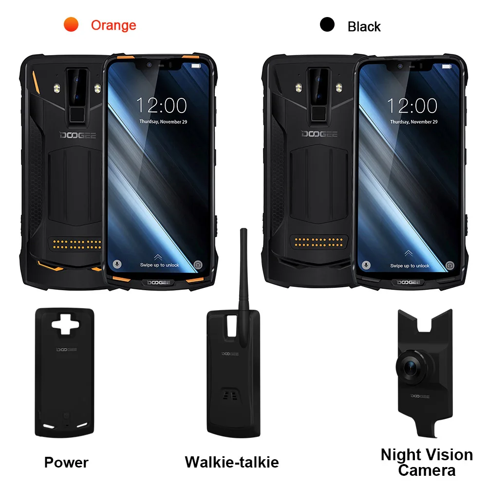 DOOGEE S90 IP68/IP69K модульный прочный мобильный телефон 6 18 дюймов 5050 мАч ГБ 128 Helio P60 Octa Core