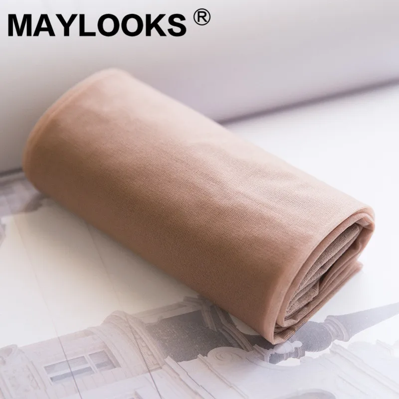 Maylooks/Новинка сезон весна-лето бархатные бесшовные ультратонкие чулки колготки
