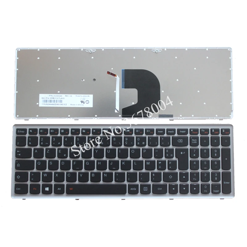Новая Французская клавиатура для ноутбука Lenovo Ideapad Z500 Z500A Z500G P500 с подсветкой Led FR