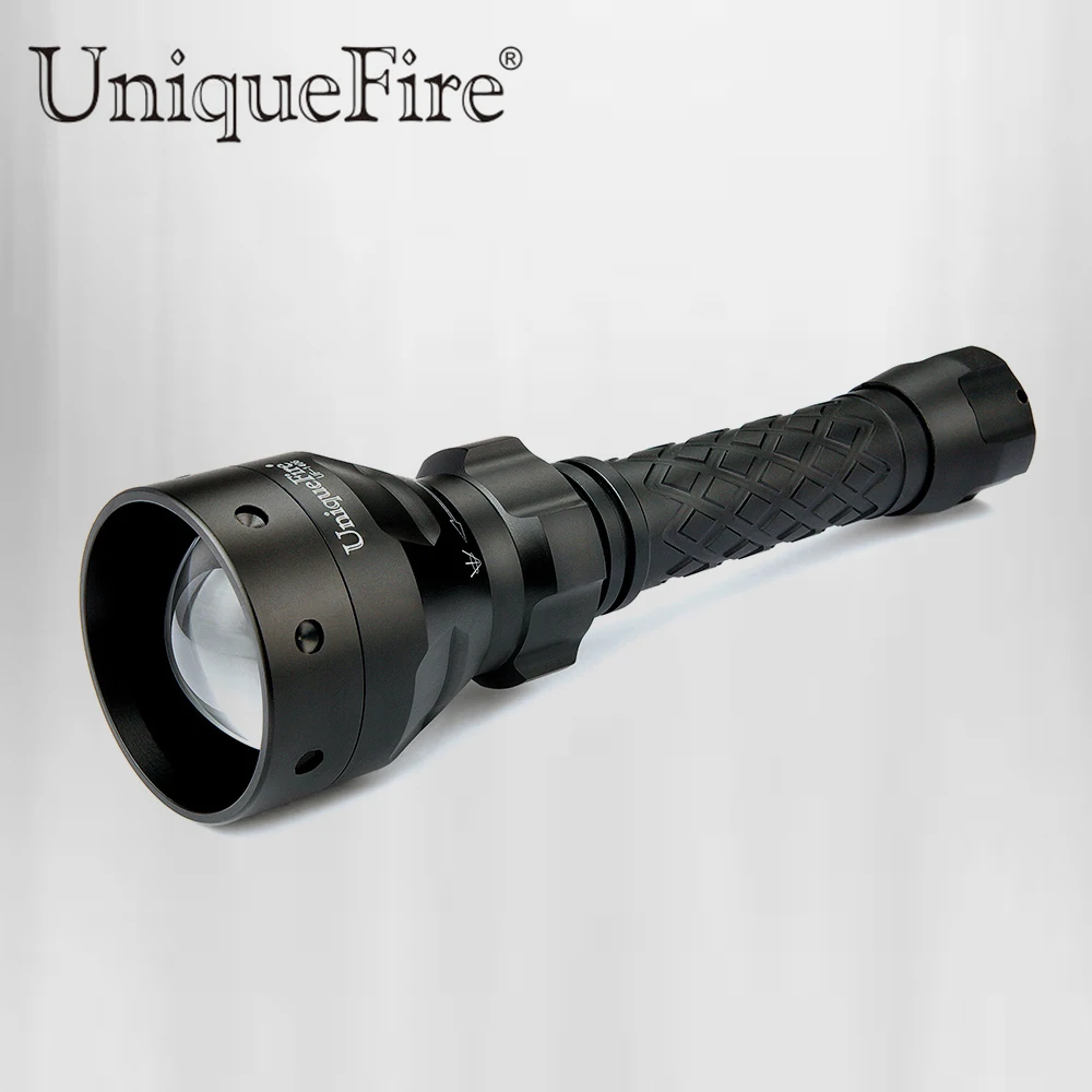 UniqueFire 1406 XM L2 50 мм выпуклая линза фонарик 5 режимов с регулируемым светом фонарь
