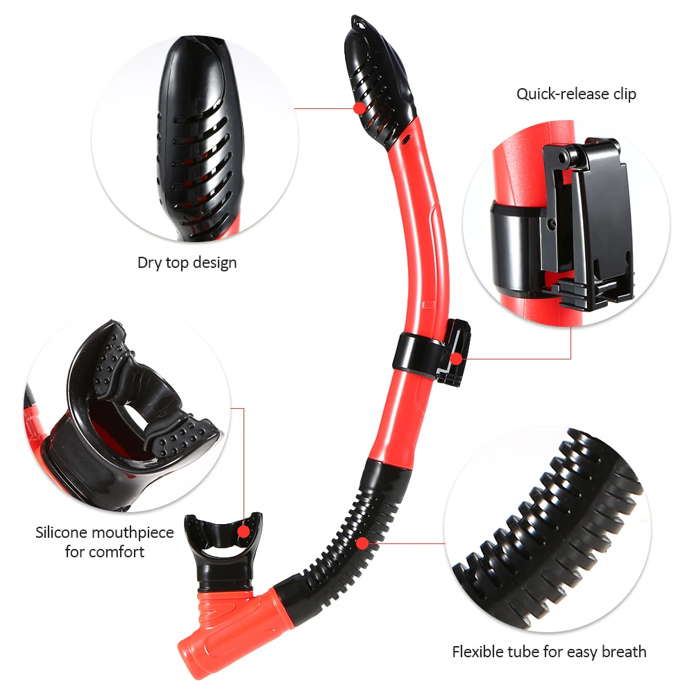 Набор профессиональных масок Lixada для подводного плавания незапотевающие очки