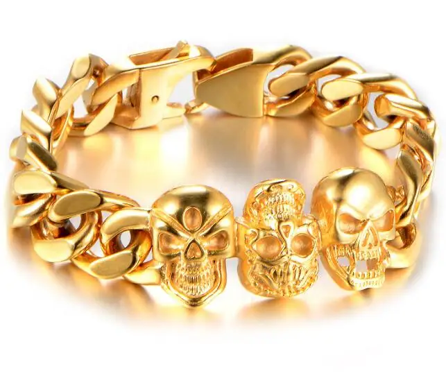 GNAYY ювелирные изделия Золотая нержавеющая сталь кубинская цепь панцирная