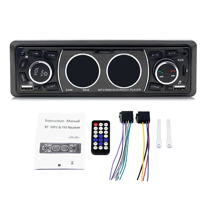 Автомобильный музыкальный MP3 плеер Bluetooth аудио винтажное автомобильное радио ЖК