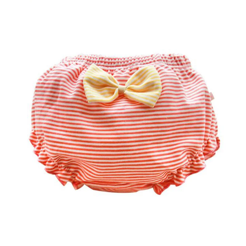 Новые тонкие детские трусы с бантом хлопковое нижнее белье для девочек 0 7 лет