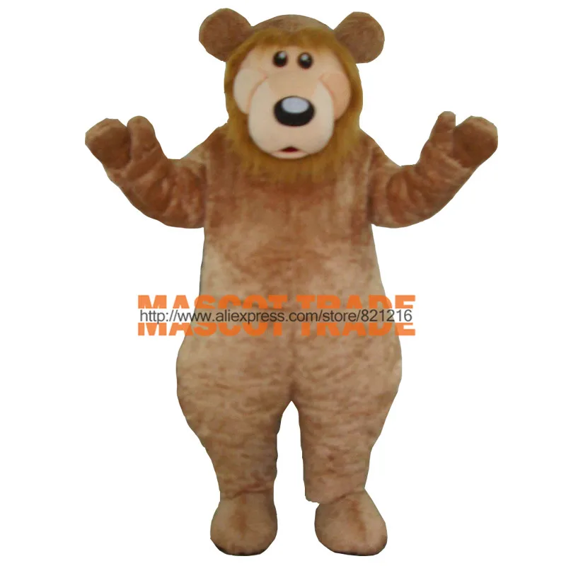 

Костюм коричневого медведя длинный костюм Медведя Талисмана