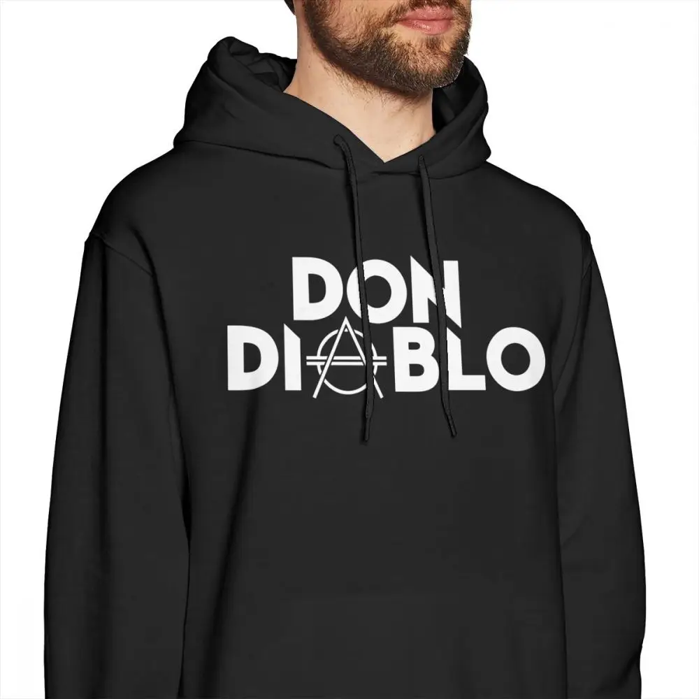 Don Diablo худи Don Diablo толстовки осень длинный пуловер худи большой хлопок стильные белые мужские уличные толстовки