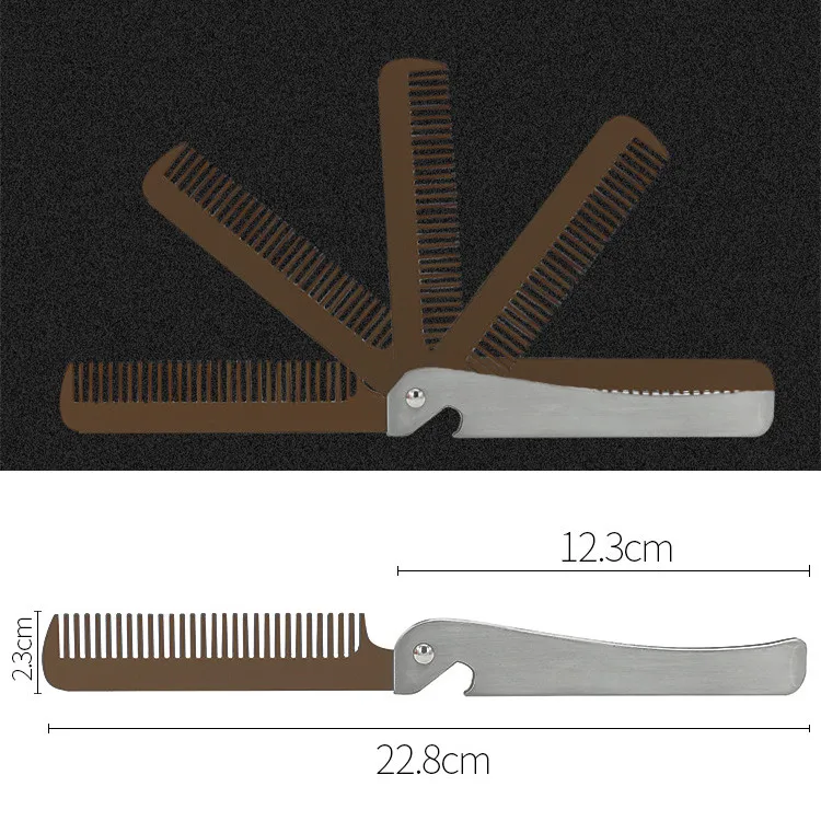 1 шт. для мужчин антистатические складной усы резка бритвы Борода гребень женщин