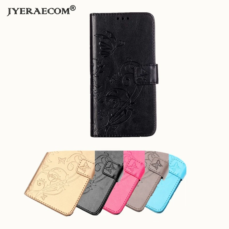 JYERAECOM люкс Ретро откидная крышка для Wiko Радуга Lite 4 г искусственная кожа + силикон