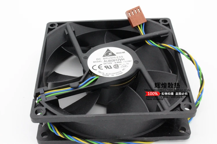 Вентилятор охлаждения DELTA AUB0912VH 9225 12 В 0 60 А 9 см ШИМ|cooling fan|delta aub0912vhpwm fan |