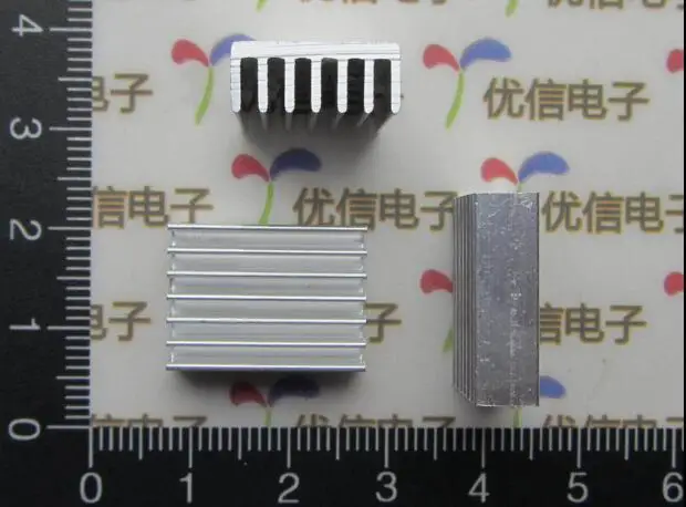 5 шт. алюминиевый радиатор для чипа светодисветодиодный транзистора 20 х14х6 мм|sink