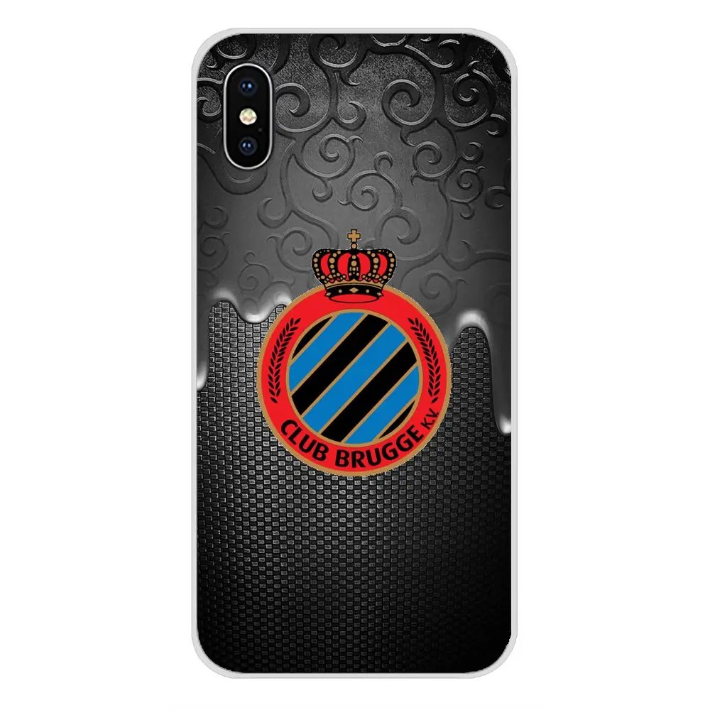 Аксессуары для футбольного клуба Brugge KV Чехлы Apple iPhone X XR XS MAX 4 4S 5 5S 5C SE 6 6S 7 8 Plus ipod touch