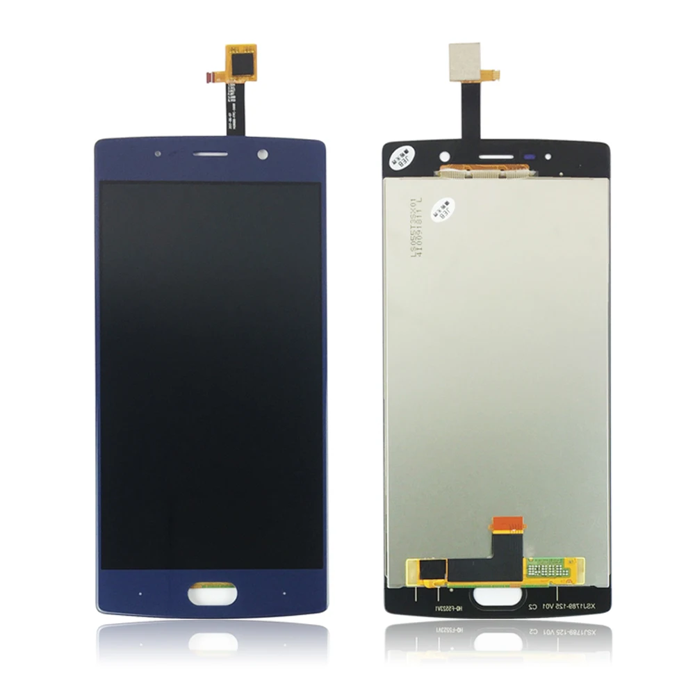 Черный/синий Для DOOGEE BL7000 ЖК дисплей Дисплей + кодирующий преобразователь