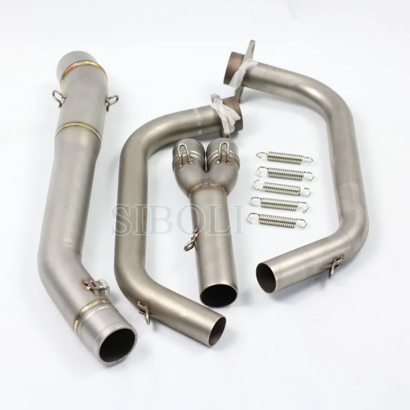 

R3 R25 Motorcycle Exhaust Front of Pipe For Yamaha R3 R25 2014 2015 2016 Years Without Exhaust Muffler