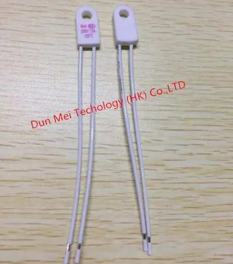 10pcsRH/Tf 95 115 125 130 135 150 230 градусов Цельсия 15A 250V Температура предохранитель тепловые