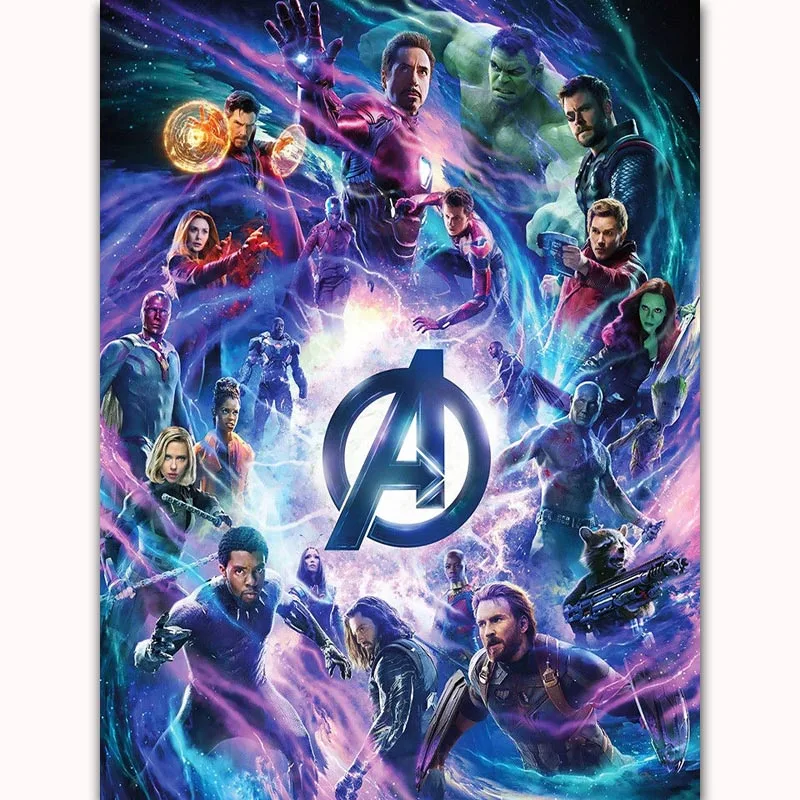 MQ3538 хит, Мстители, Бесконечная война, Мстители 3, фильм MARVEL, художественный плакат, Шелковый Холст, украшение для дома, Настенная картина, печать