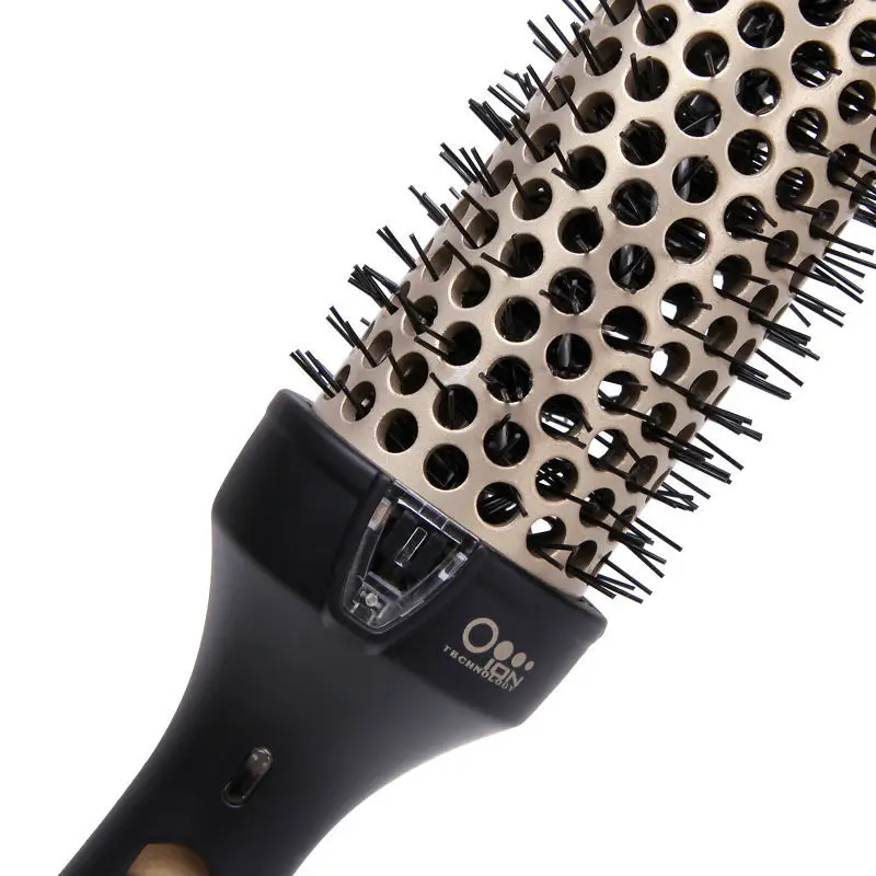 Электрическая ионная круглая щетка для волос с горячим воздухом