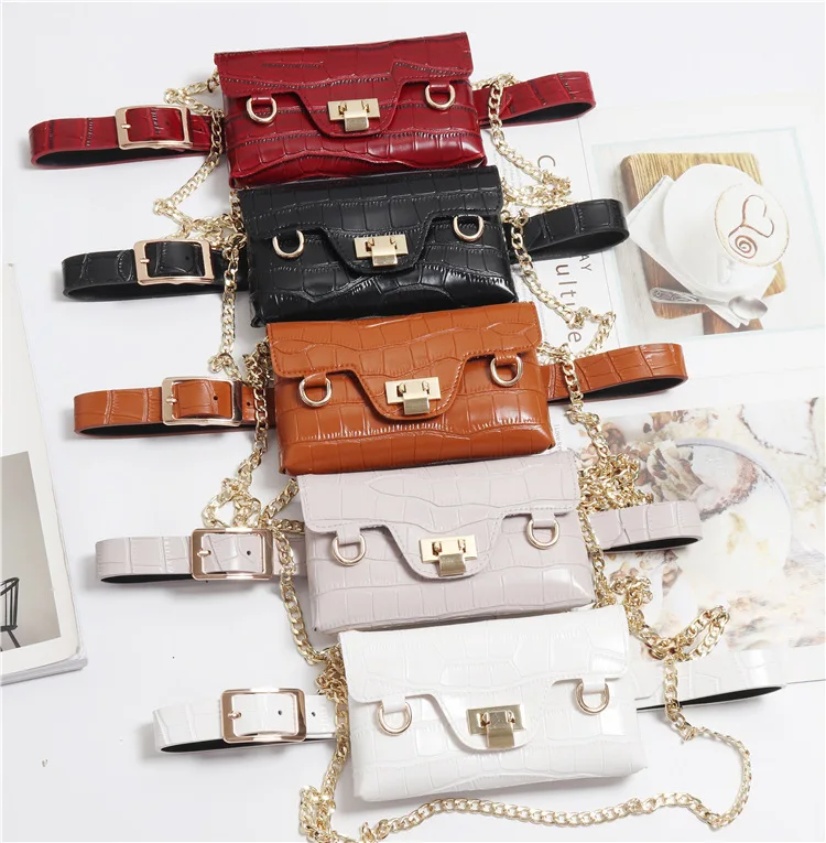 Крокодиловая искусственная кожа fannypack женская сумка для живота поясная сумка дамская поясная сумка на пояс FP20