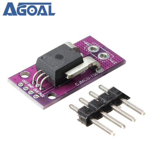 

CJMCU-758 ACS758LCB-050B-PFF-T Линейный Датчик тока зал Текущий Модуль для собственными руками Сделай Сам Бесплатная доставка