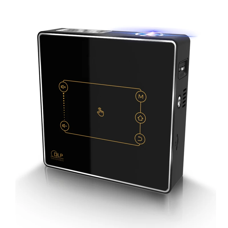 Новейший мини проектор C9 Plus 2 ГБ 16 RK3328 Android 7 1 светодиодный DLP 150ANSI люмен 4G/5G Wi Fi