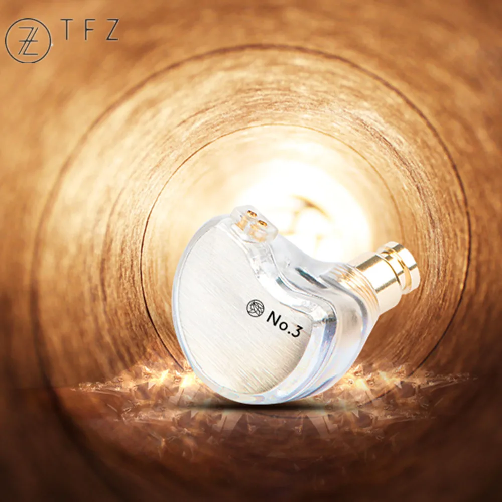 В Fragant цитра TFZ № 3 третьего поколения блок HiFi наушники вкладыши монитор наушники Динамический драйвер IEM с 2pin съемный кабель