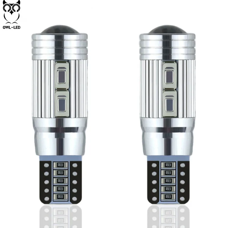 1 шт. светодиодный T10 194 W5W Canbus 10 SMD 5630 5730 светильник лампа без ошибок